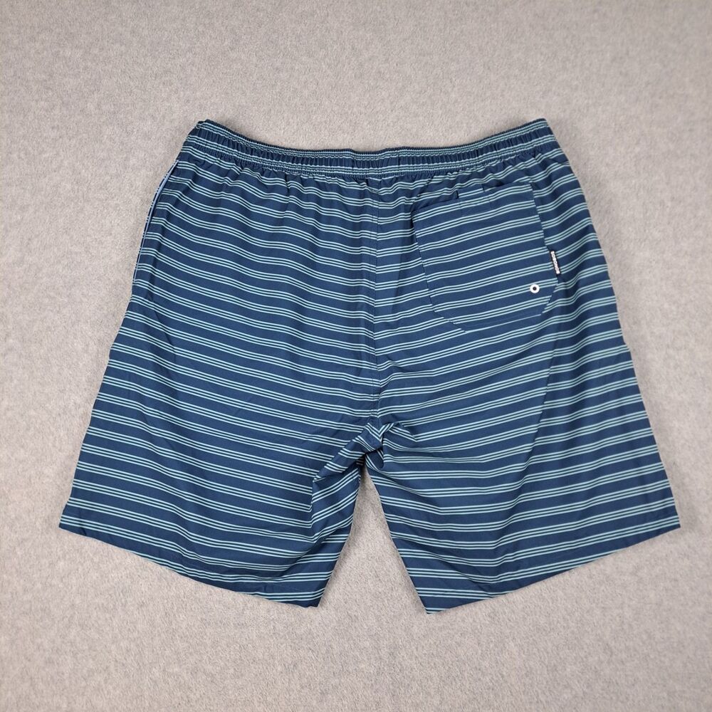 Bonobos Swim Shorts Mens 34 Striped Trunks Beach Board Shorts 9” Inch Blue - Picture 2 of 8